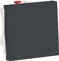 Выключатель без рамки Schneider Electric Unica Modular 1-кл. 2 мод. антрацит картинка